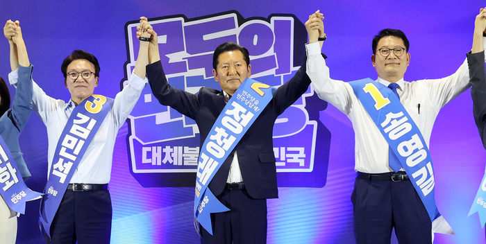 정청래, 충청-부울경 합산 ‘박빙 1...