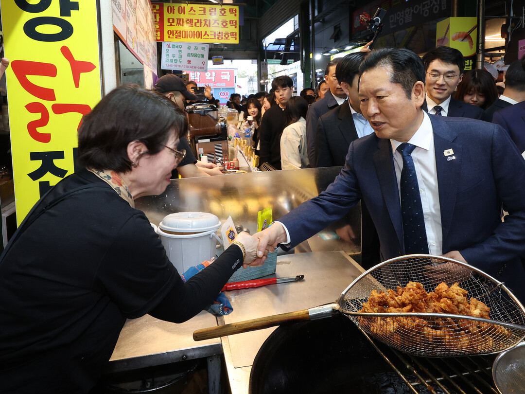 강릉 찾은 정청래 대표